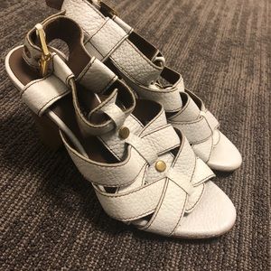 Zara size 6 white sandals - brand new